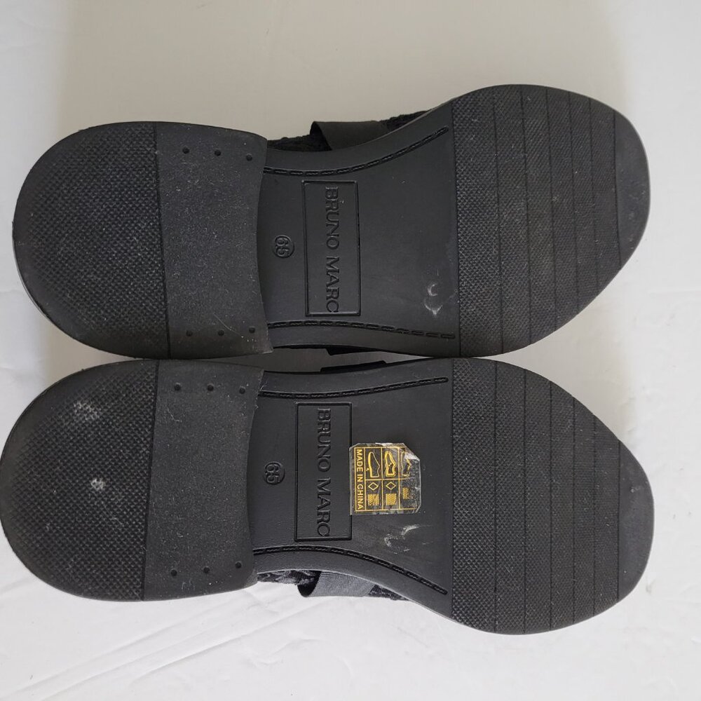 Bruno Marc Dress Shoes Velvet Loafers Mens Size 6.5 Slip On Black - Picture 12 of 15